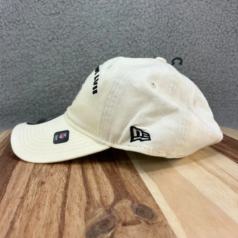 New Era NFL Super Bowl LVII Philadelphia Eagles 39Twenty Adjustable Beige Hat - Picture 4 of 5